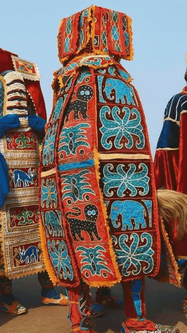 Scène de danse et de tradition culturelle béninoise